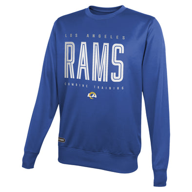 Outerstuff NFL Men's Los Angeles Rams Top Pick Performance Fleece Sweater