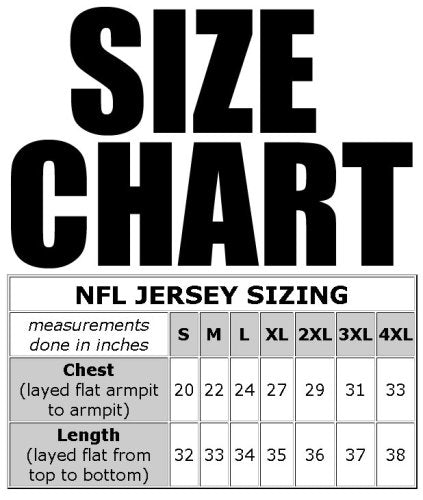 Reebok game jersey size chart Clearance