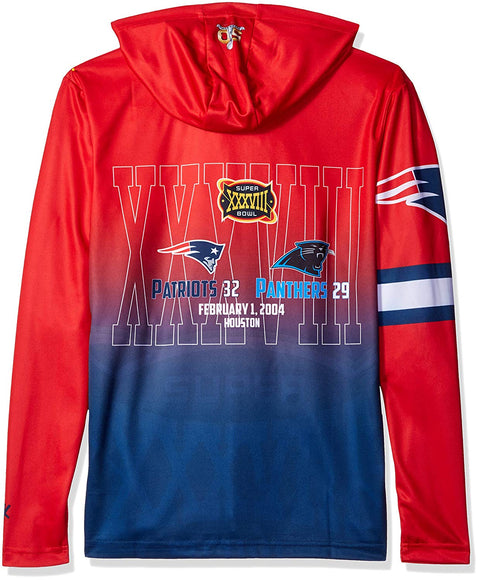 Forever Collectibles NFL Men's New England Patriots Super Bowl Champions Hooded Tee