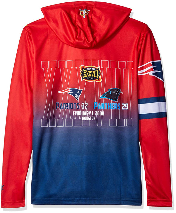 Forever Collectibles NFL Men's New England Patriots Super Bowl Champions Hooded Tee