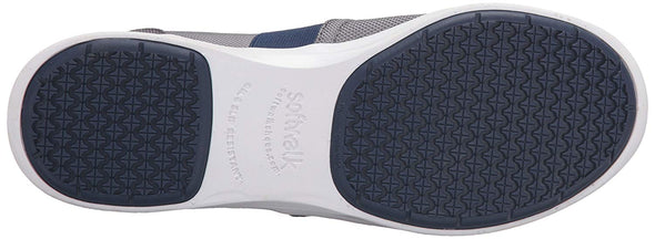 SoftWalk Women's Vantage Loafer, Grey/Navy