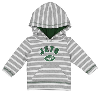 Outerstuff NFL Infant/Toddler New York Jets Long Sleeve Hooded T-Shirt