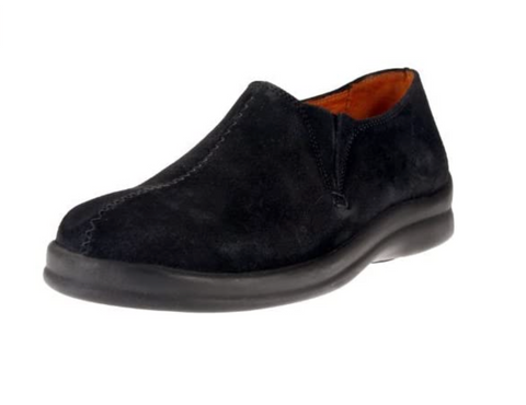 Footprints by Birkenstock Cambria Women's Leather Slip On Shoes, Suede Black