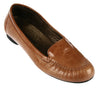 Tatami CHRISTIE Women's Patent Leather Flats with Natural Cork Comfort Insoles - Caramel