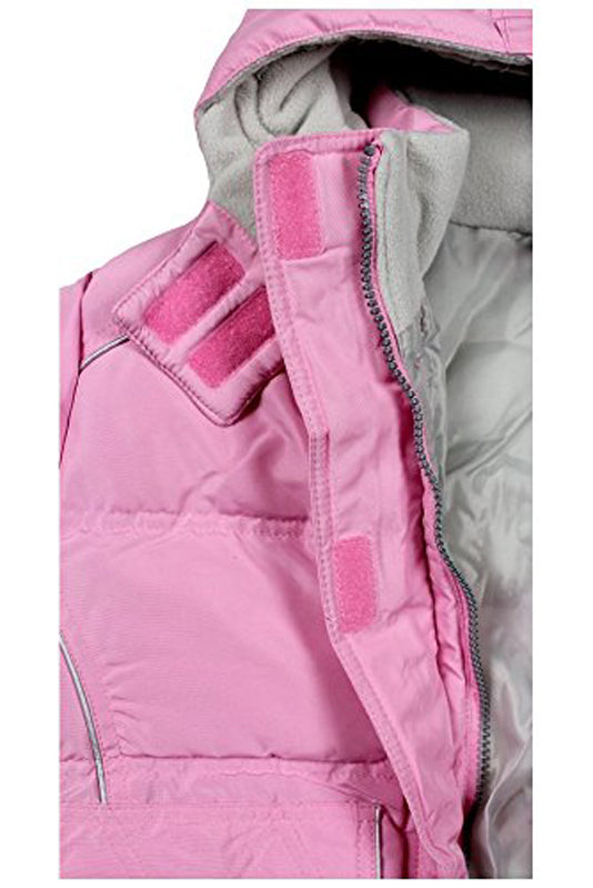 NHL Hockey Youth Girl's Colorado Avalanche Winter Hooded Jacket, Pink