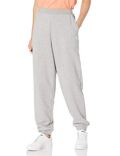Adidas Women's Trefoil Essentials Cuffed Pants, Medium Grey Heather