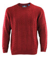 Argyle Culture Men's Cable Knit Acrylic Sweater, Color Options