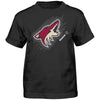Reebok NHL Kids (4-7) Arizona Coyotes Frost Logo Short Sleeve T-Shirt, Black