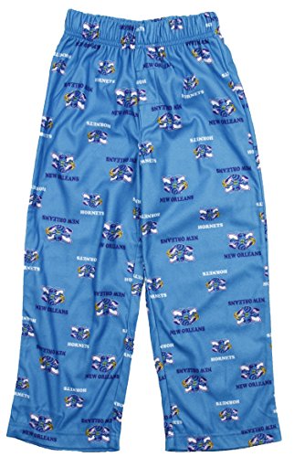 New Orleans Hornets NBA Basketball Kids / Youth Printed Pajama Pants - Teal - Small (6/7)