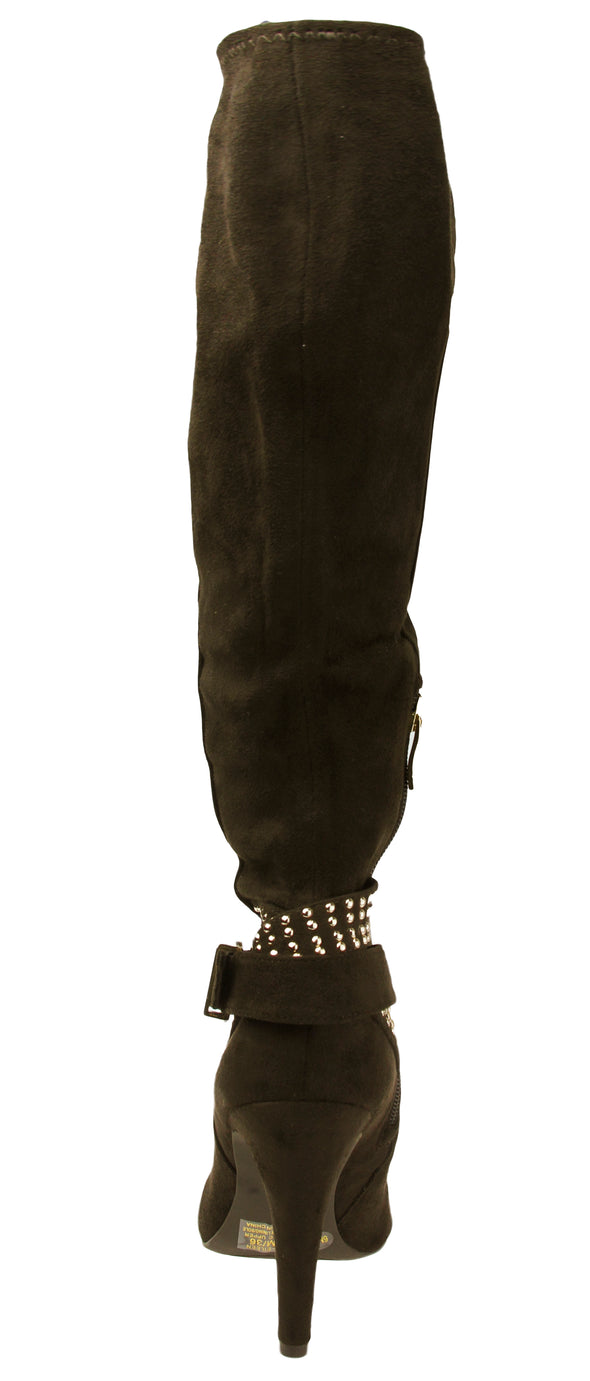 BCBGeneration Women's BG Eileen Suede Slouch Fashion Boots, Oak