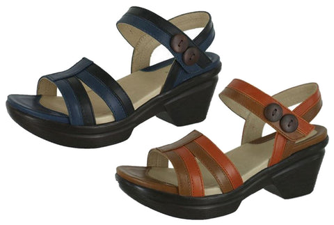 Sanita Women's Sienna Mules Heels Sandals Shoes - 2 Colors