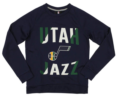 Outerstuff NBA Youth/Kids Utah Jazz Performance Fleece Crew Neck Sweatshirt