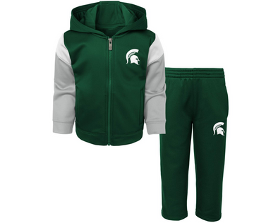 Outerstuff NCAA Infants Michigan State Spartans Blocker Perfect Fleece Set