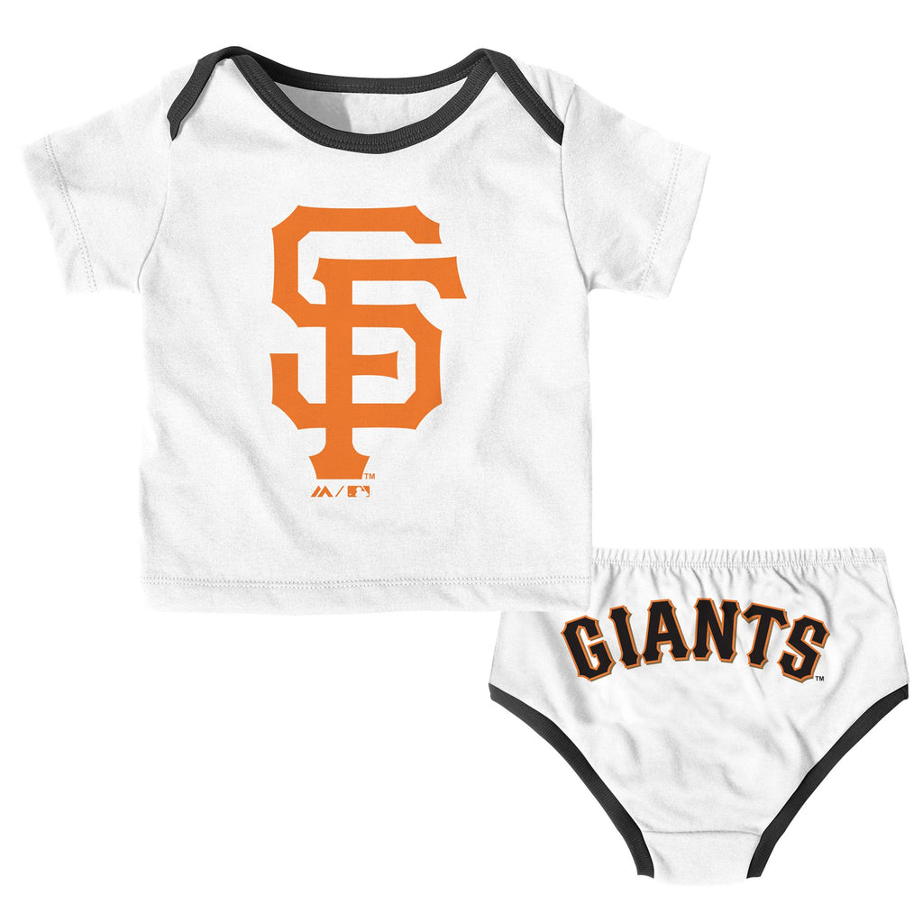 MLB San Francisco Giants Infant Girls' 3pk Bodysuits - 0-3M