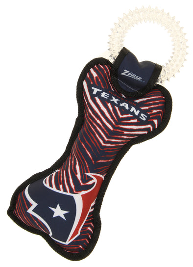 Zubaz X Pets First NFL Houston Texans Team Ring Tug Toy for Pet