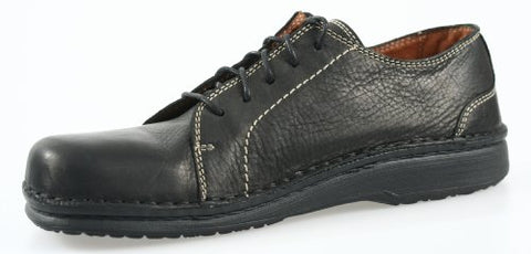 Footprints by Birkenstock Unisex Sheffield Leather Shoe, Schwarz / Black