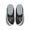 FOCO NFL Men's NFL Las Vegas Raiders 2022 Big Logo Color Edge Slippers