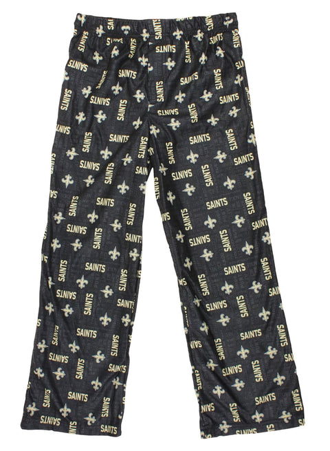 Gerber NFL Youth / Kids New Orleans Saints Team Pajama Lounge Pants, Black