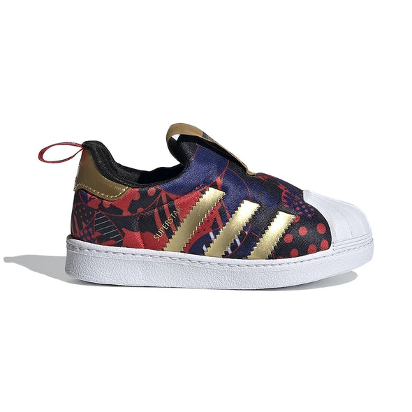 adidas Infant Superstar 360 New Year Sneakers, Purple/White