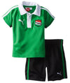 PUMA Infant and Toddler Country Perf Set - White & Green