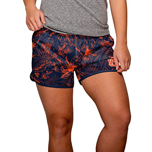 Forever Collectibles NCAA Women's Auburn Tigers Tonal Floral Running Shorts