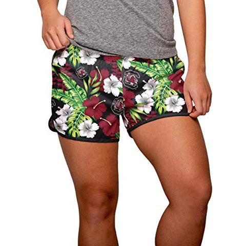 FOCO NCAA Women's South Carolina Gamecocks Tropical Breeze Shorts