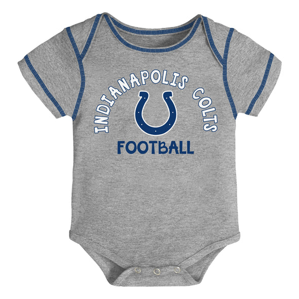 Outerstuff NFL Newborn Indianapolis Colts Team 3-Pack Bodysuit Set