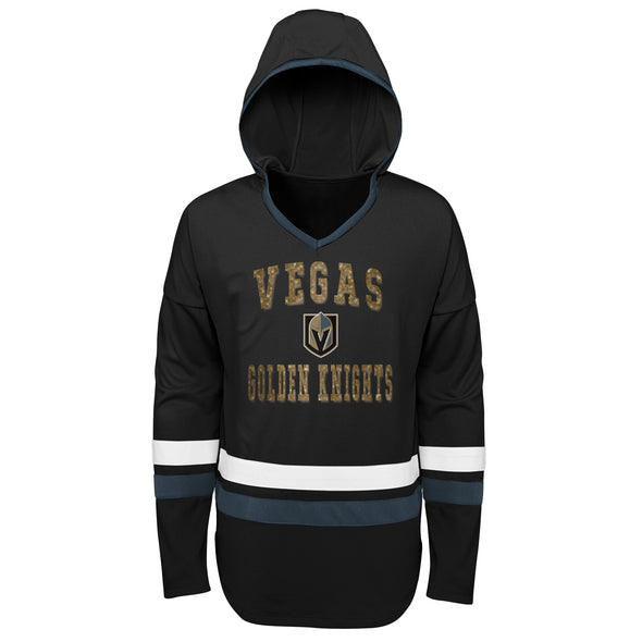 Outerstuff NHL Youth Girls (7-16) Vegas Golden Knights Score & Shine Hoodie