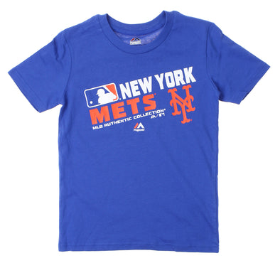 Outerstuff MLB Youth New York Mets AC Team Choice Tee Shirt, Blue