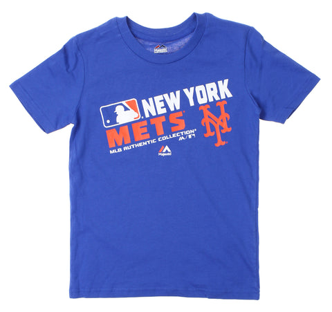 Outerstuff MLB Youth New York Mets AC Team Choice Tee Shirt, Blue