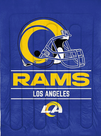 Northwest NFL Los Angeles Rams Draft Comforter & Sham Set, Twin