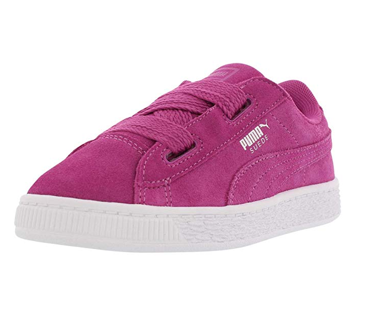 Puma suede shop heart trainers