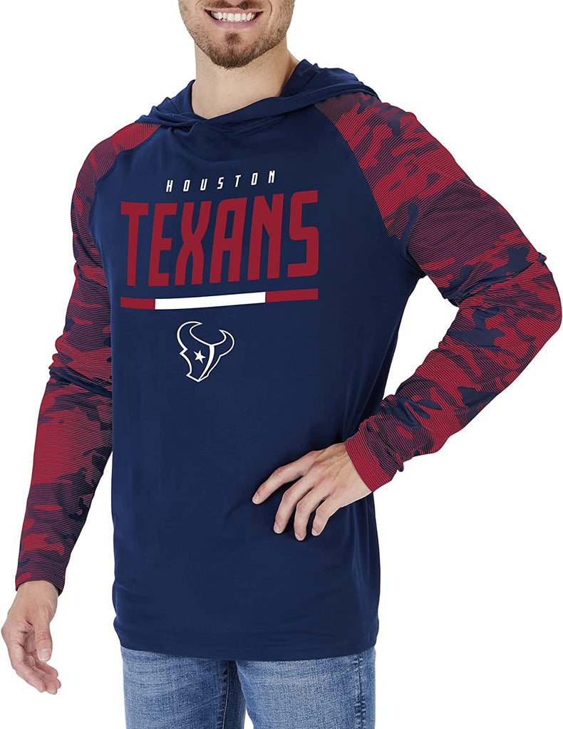 : Zubaz NFL Men's Performance Light Weight Pullover Hoodie with  Static Sleeves, Houston Texans Medium : Sports & Outdoors