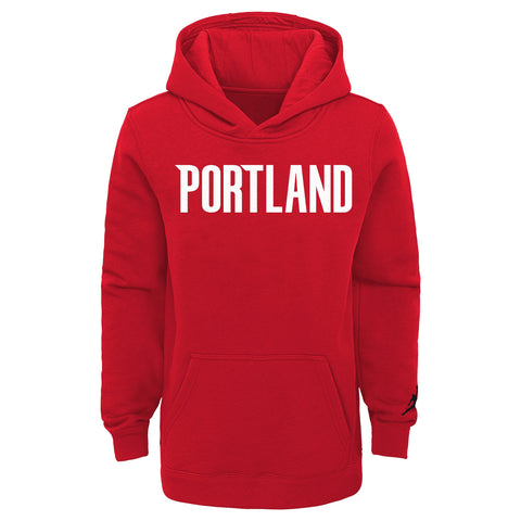 Outerstuff Youth Boys Portland Trail Blazers Statement Essential Pullover Fleece Hoodie