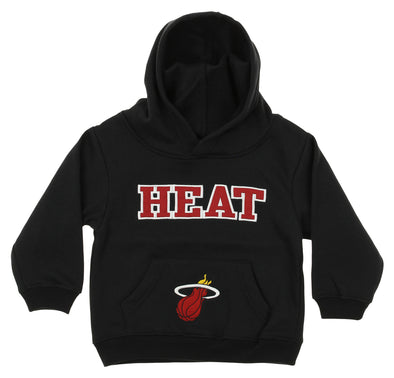 OuterStuff NBA Infant and Toddler's Miami Heat Fleece Hoodie, Black