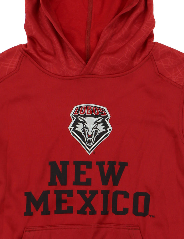 NCAA Youth New Mexico Lobos Performance Hoodie, Red