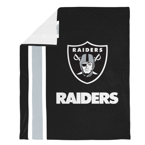 FOCO NFL Las Vegas Raiders Plush Soft Micro Raschel Throw Blanket, 50 x 60