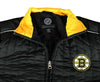 G-III Sports Boston Bruins NHL Womens Players Zip Up Jacket, Black