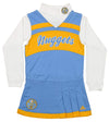 Adidas NBA Youth Girls Denver Nuggets Cheer Jumper Dress, Blue