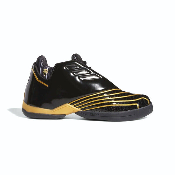 Adidas Unisex T-Mac 2.0 Restomod Mid Basketball Shoes, Core Black/Gold Metallic