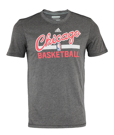 Adidas NBA Men's Chicago Bulls Aeorknit Tee, Gray