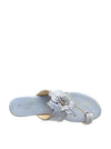 BedStu Isobel Women's Flip Flips Flower Fashion Toe Sandals - Blue Lux