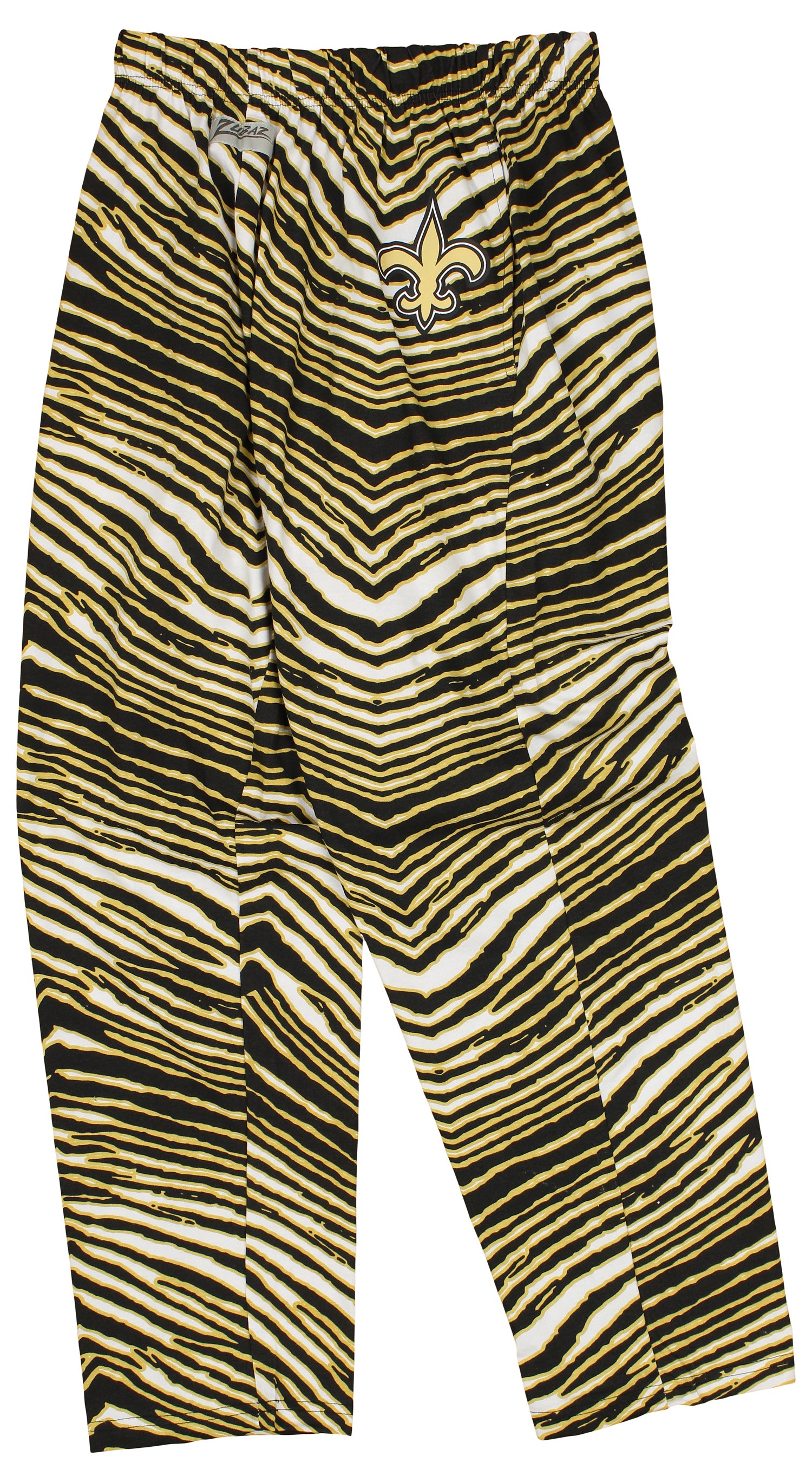 Zubaz Green Bay Packers Green/Gold Zebra Pants Size: Small