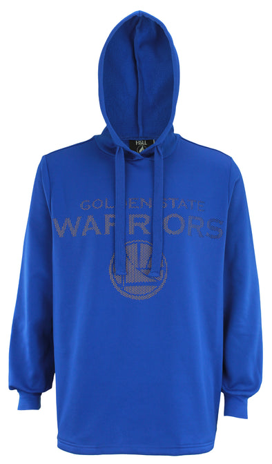 FISLL NBA Men's Golden State Warriors Perforated Pullover Hoodie