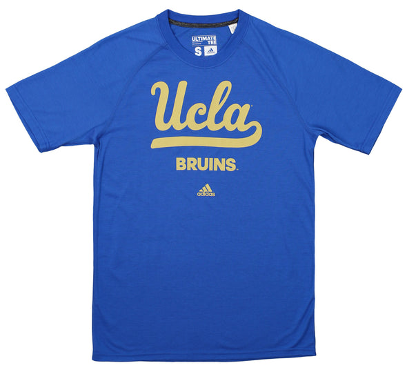 Adidas NCAA Men's UCLA Bruins Script Ultimate Tee, Blue , Small