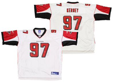 Reebok NFL Men's Atlanta Falcons Patrick Kerney #97 Replica Jersey, White