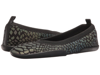 Yosi Samra Women's Camellia Croco Neoprene Ballet Flat