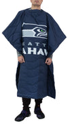 FOCO NFL Seattle Seahawks Exclusive Outdoor Wearable Big Logo Blanket, 50" x 60"