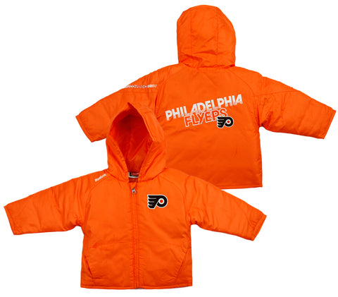 Reebok NHL Toddler Boy's Philadelphia Flyers TNT Hooded Winter Jacket - Orange