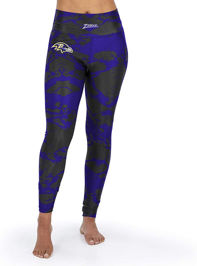 Zubaz Women's Baltimore Ravens Team Colors Lava Legging